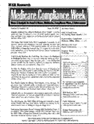 Medicare Compliance Week